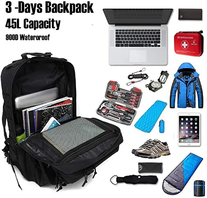 45L Meal Prep Management Backpack Black – LHI