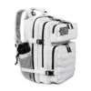 white gym backpack